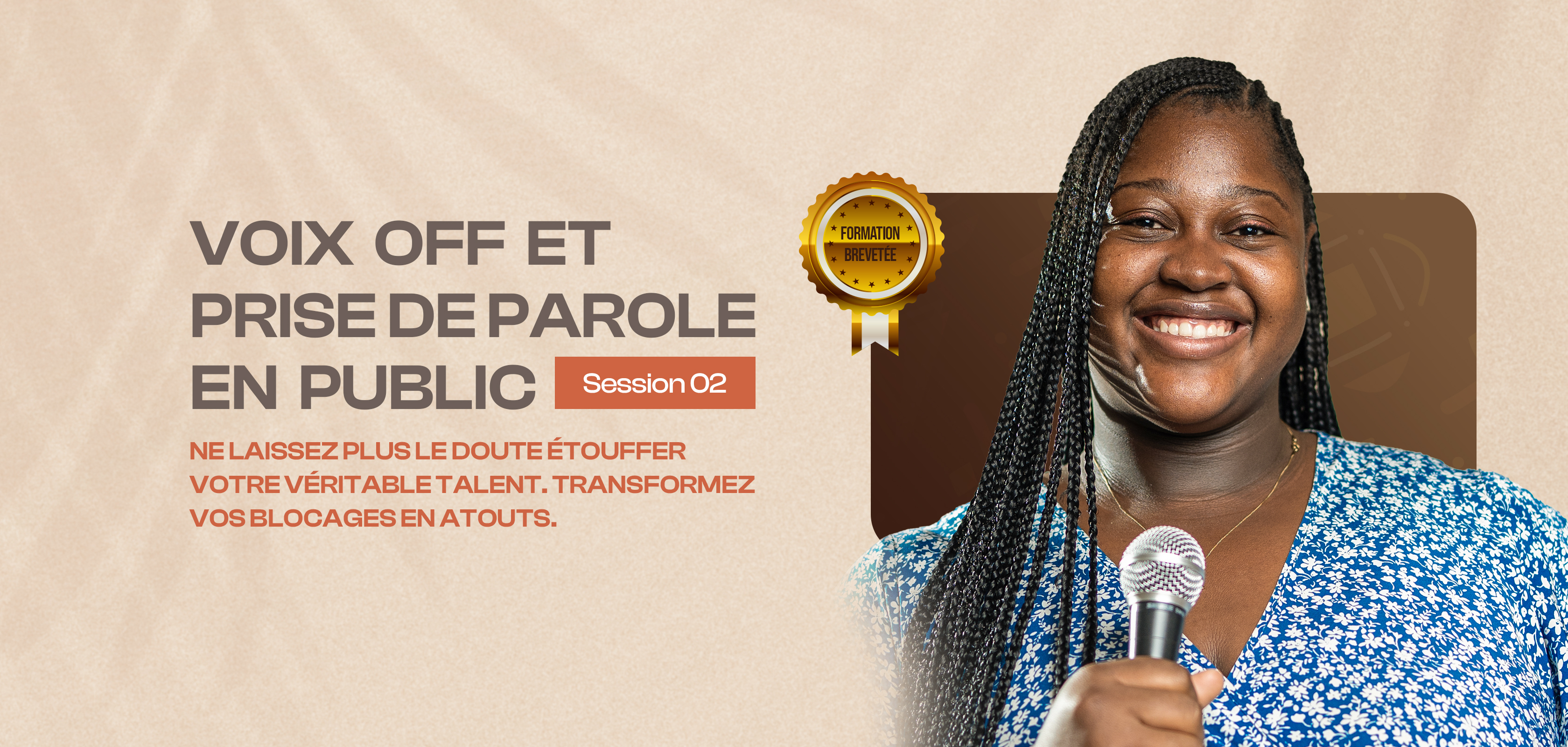 VOIX OFF ET PRISE DE PAROLE EN PUBLIC